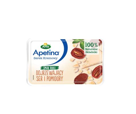 APETINA SEREK KREMOWY Z DOJRZEWAJĄCYM SEREM I POMIDORAMI ARLA 125g