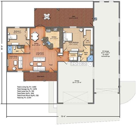 Maximizing Your Space With House Plans With Motorhome Garage - Garage Ideas