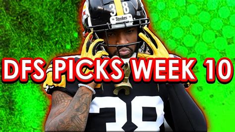 Nfl Draftkings Picks Fanduel Picks Week 10 Dfs Picks Youtube