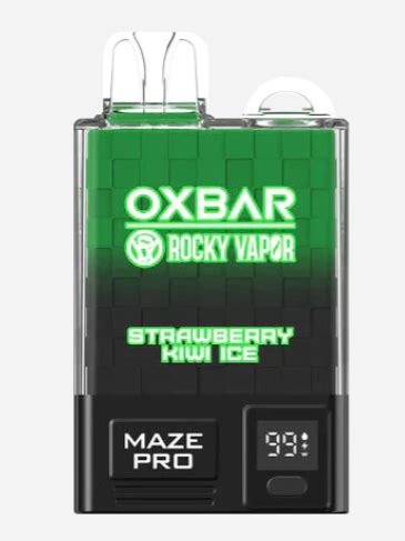 OxBar 10K Magic Maze Pro Strawberry Kiwi Ice 20mg TheVapeman Ca