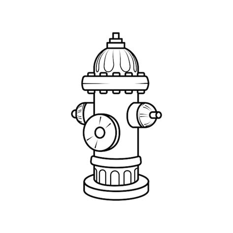 Premium Vector Fire Hydrant Line Art