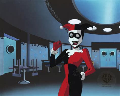 Batman Animated Series Original Production Cel Harleyivy Harley And