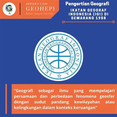 Pengertian Geografi Kelas Kelas Sepuluh Geohepi