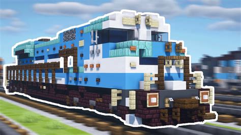 Minecraft Conrail EMD SD80MAC Train Tutorial YouTube