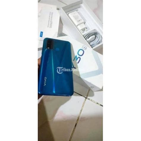 Hp Vivo Y30i Blue Ram 4gb64gb Baterai 5000mah Bekas Fullset Normal Di