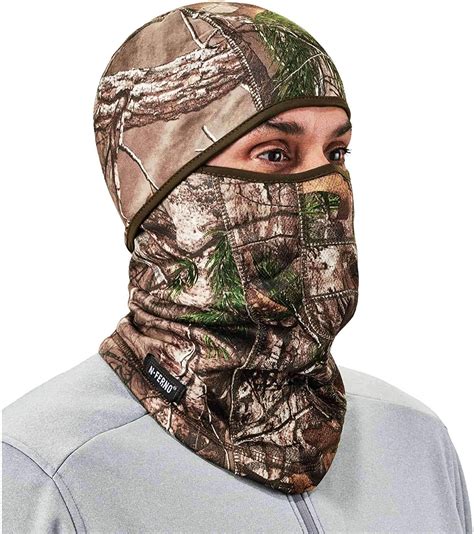 Ergodyne N-Ferno 6823 Balaclava Ski Mask, Wind-Resistant Camo Face Mask ...