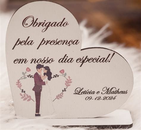 Lembrancinhas De Casamento Mdf Noivos Personalizado Mdf