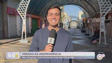 Bom Dia Cidade Bauru Rcio De Bauru Abre Durante Feriado De De