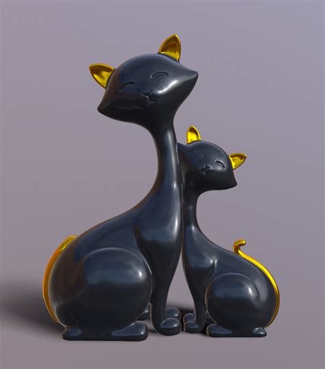 Colección De Gatos Sphynx Modelo 3d 149 Fbx Obj Ma Free3d