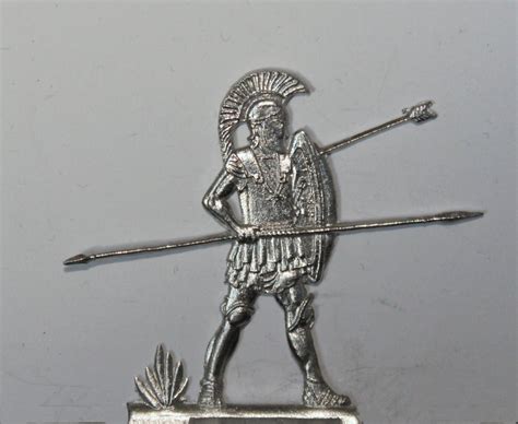 Schmalkalder Zinnfiguren Hoplite Vorgehend