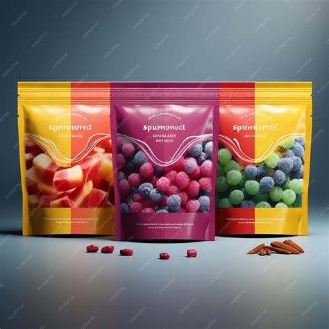 Premium Ai Image A Bag Of Frozen Fruit Next To A Bag Of Frozen Fruit
