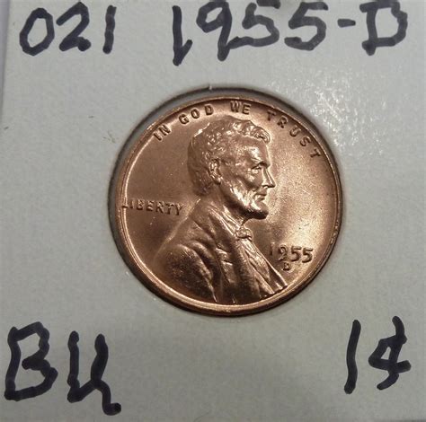 D Red Uncirculated Lincoln Wheat Cent Bu For Sale Buy