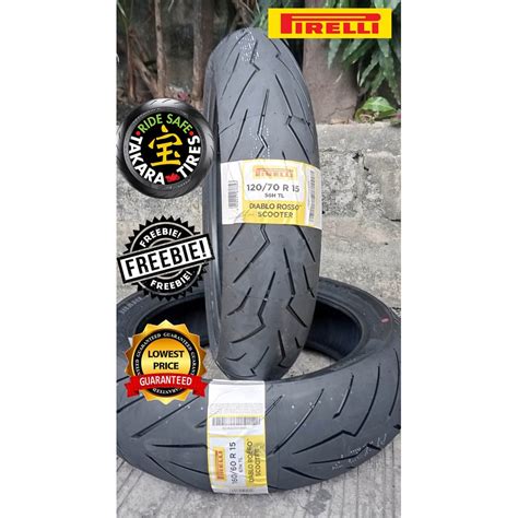 Pirelli Tire Diablo Rosso Scooter R15 By Takara Free Tire Sealant