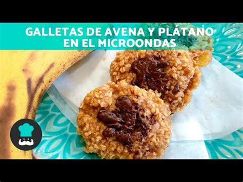 Galletas De Avena En Microondas Receta Sana F Cil Y R Pida V Deo