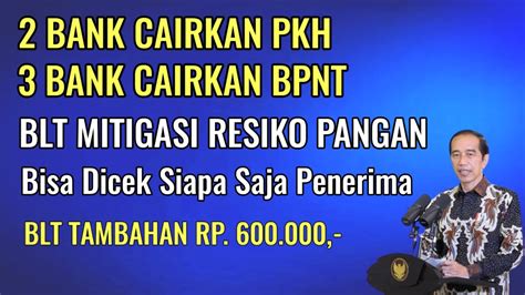 Blt Mitigasi Resiko Pangan Bisa Dicek Siapa Saja Penerimanya Kpm Dapat