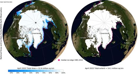 What Is The Difference Between Sea Ice Area And Extent National Snow