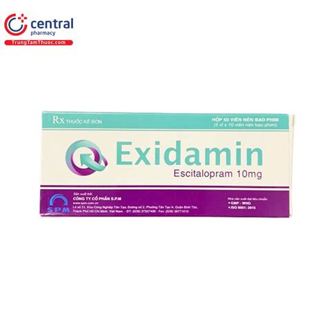 ChÍnh HÃng Thuốc Exidamin 10mg Dùng Trong Bệnh Trầm Cảm Nặng