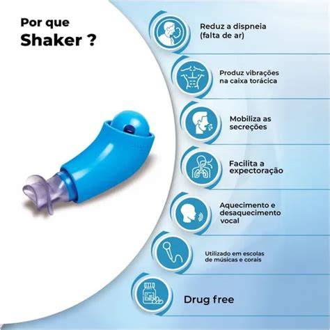 New Shaker Incentivador Para Higiene Bronquica