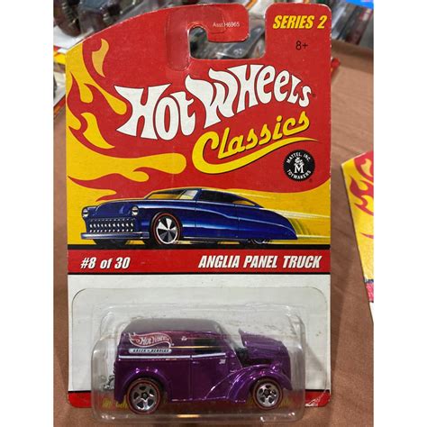 Hot Wheels Classics Ford Anglia Panel Truck Purple Shopee Malaysia
