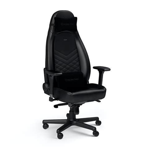 Silla Gamer Noblechairs Icon Gaming Series Black Black Reclinable