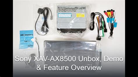 Sony Xav Ax8500 Unbox Live Demo And Feature Overview Youtube