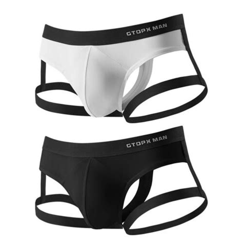 Sous V Tements Modernes Pour Hommes En Soie Glac E Jockstrap String