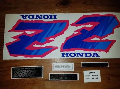 Honda Z50r Z 50 R 1992 Kit De Calcos Completo Linea Rem MercadoLibre