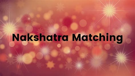 Nakshatra Matching Star Matching Nakshatra Porutham Ashtakoot Guna