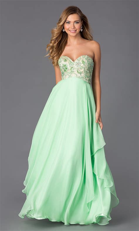 Empire Waist Prom Dress Alyce Paris Prom Gown