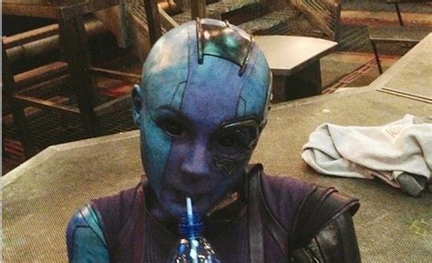 Guardians Of The Galaxy: Behind The Scenes Photo Of Nebula Released