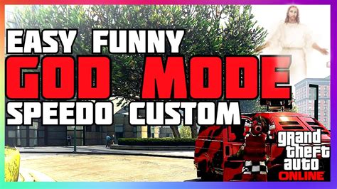 GTA 5 ONLINE HOW TO DO GOD MODE GLITCH WITH SPEEDO CUSTOM VAN PS4