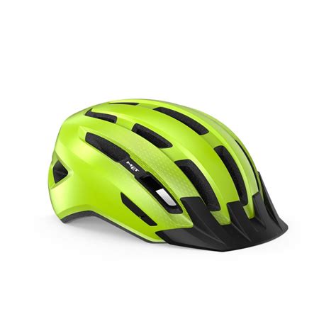 Buy MET Downtown Mips Active Cycling Helmet Fluo Yellow Glossy 2021 ...