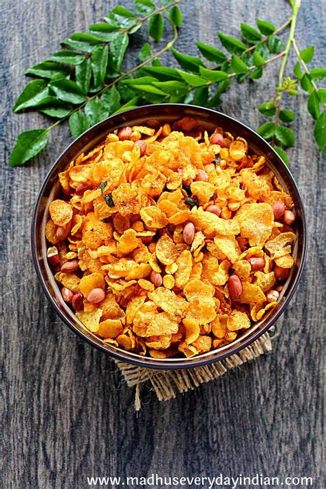 corn flakes cereal chivda recipe