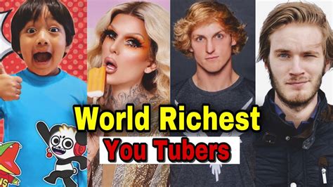 Top 10 Rich YouTubers In The World Highest Paid YouTubers YouTube