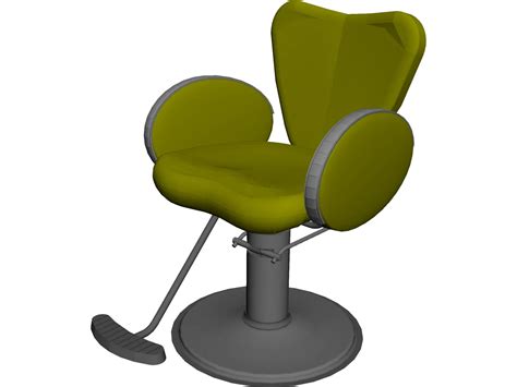 Salon Styling Chair 3d Model 3dcadbrowser