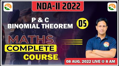 P C And Binomial Theorem One Shot For NDA NDA Maths Crash Course NDA