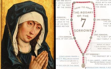 Rosary Of Seven Sorrows2 Sorrow Prayers To Mary Catholic Prayers