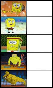 Spongebob Evolution Blank Template - Imgflip