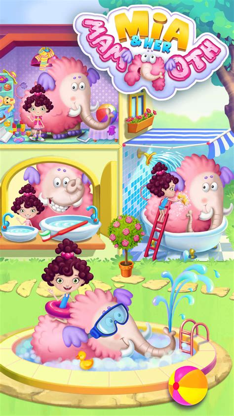 Mia And Her Mammoth Secret Giant Pet Care Para Iphone Download
