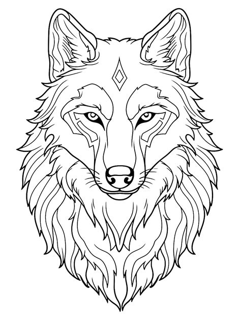 50 Wolf Coloring Pages Free Printable Sheets Horse Coloring Pages