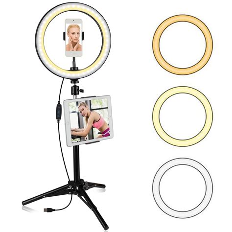 Ring Light Led Ring Light W Extendable Tripod Stand Selfie Ring