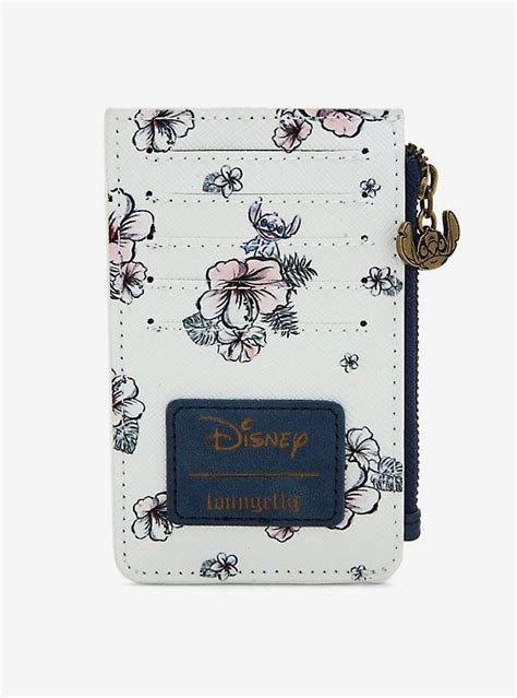 Loungefly Disney Lilo Stitch Paradise Floral Cardholder BoxLunch