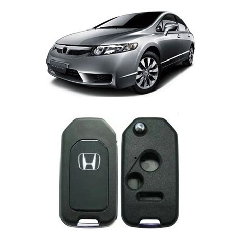 Chave Canivete Honda New Civic City Crv 2 Botões Panico 1704 no Shoptime