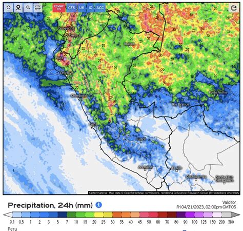 Abraham Levy On Twitter Modelos De Lluvias Para Esta Tarde Noche