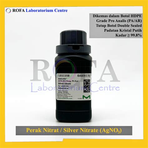 Jual Perak Nitrat Silver Nitrate Agno Merck Shopee Indonesia