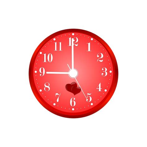 Premium Vector Realistic Illustration Of Wall Clock