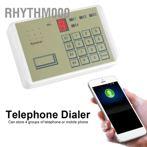 Rhythm000 Wired Telephone Voice Auto Dialer Burglar Security House