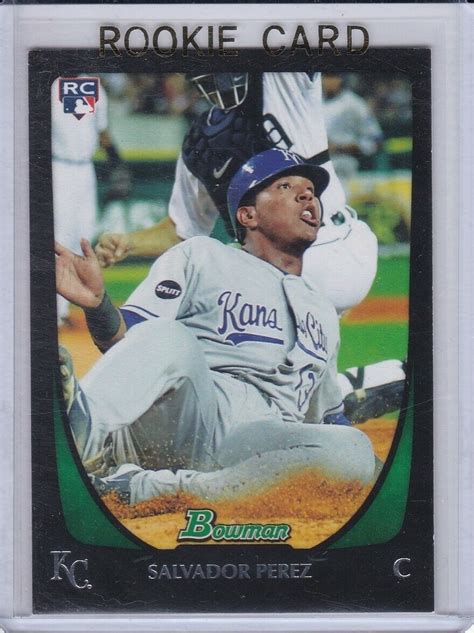 Salvador Perez Rookie Card Royals Kansas City Bowman Baseball Rc