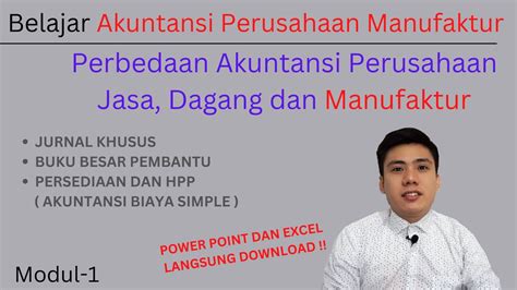 Belajar Akutansi Perusahaan Manufaktur Perbedaan Akuntansi Perusahaan