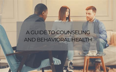 A Guide To Counseling And Behavioral Health Herrick Lipton New Horizon